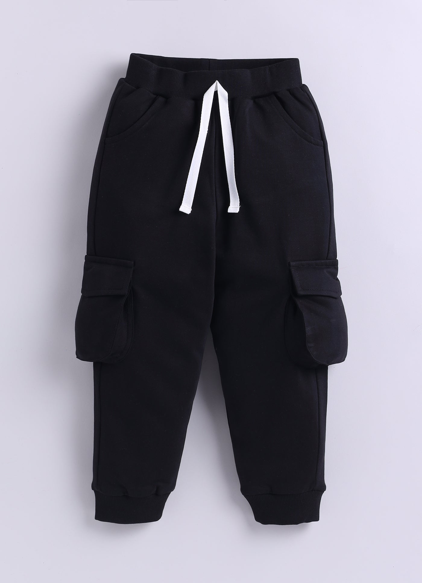 Baby Boys Casual Sweatshirt Track Pants  (BLUE BLACK)