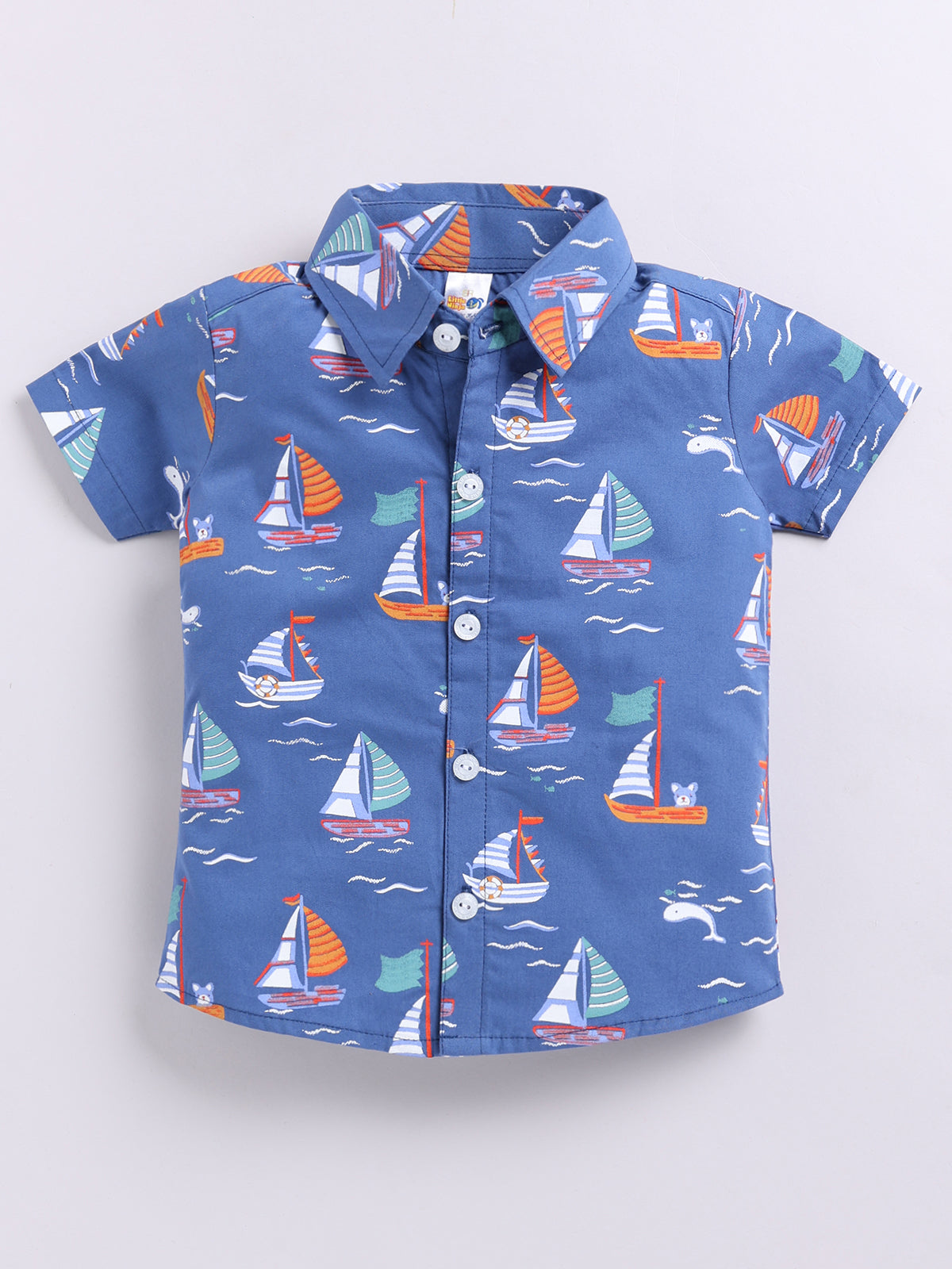 Baby Boys Casual Shirt Shorts  (MULTI)