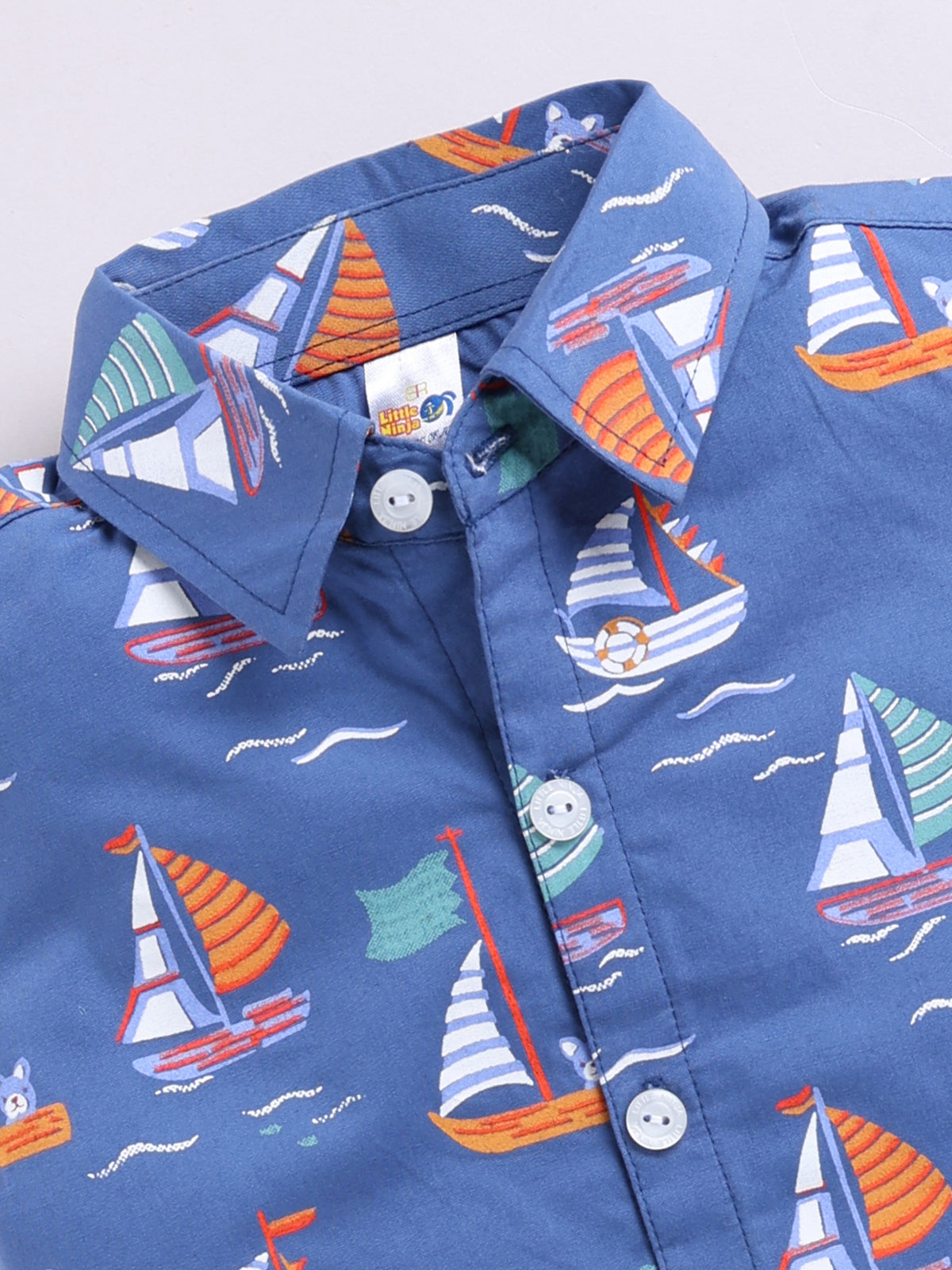 Baby Boys Casual Shirt Shorts  (MULTI)