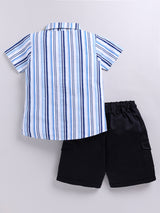 Baby Boys Casual Shirt Shorts  (MULTI)