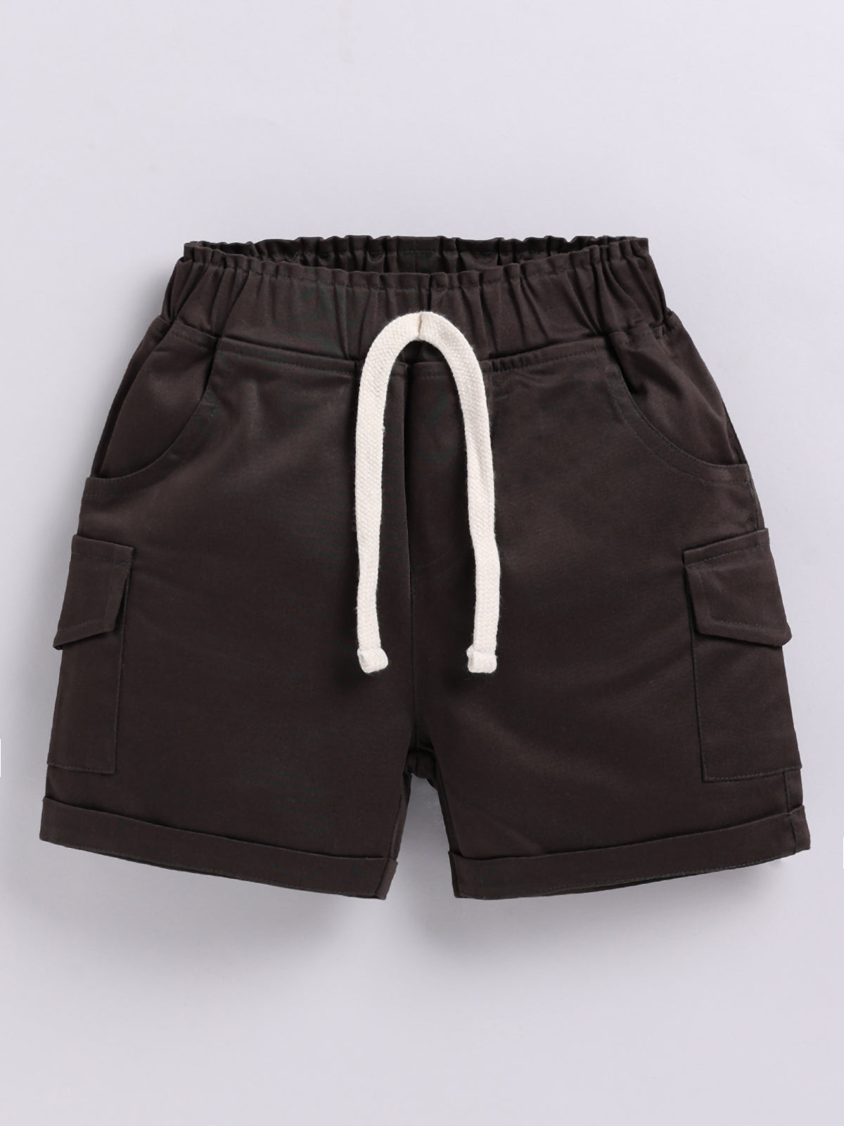 Baby Boys Casual Shirt Shorts  (GREEN BLACK)