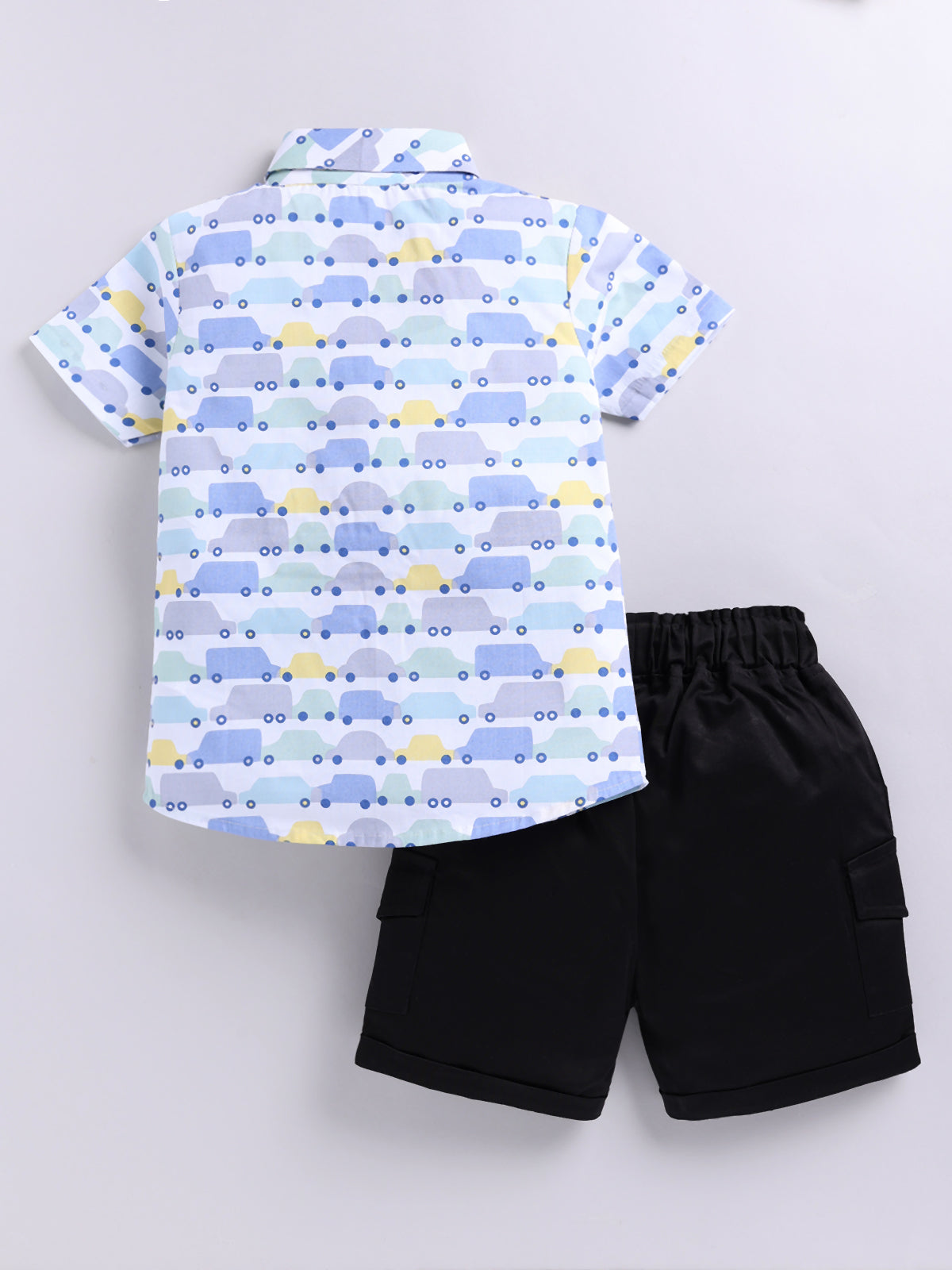 Baby Boys Casual Shirt Shorts  (MULTI)