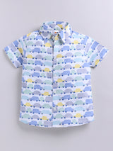 Baby Boys Casual Shirt Shorts  (MULTI)