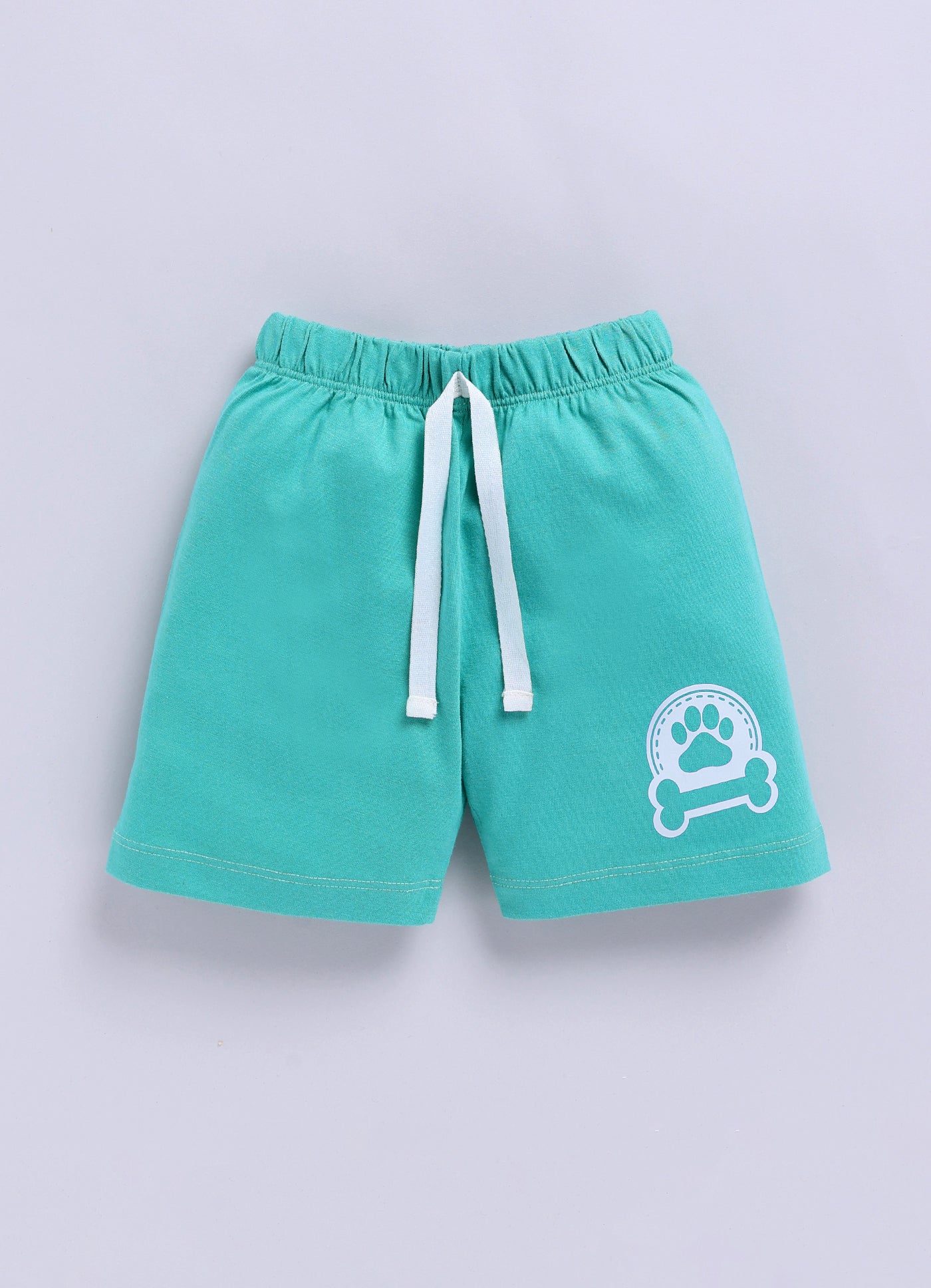 Baby Boys Casual T-shirt Shorts  (SEA GREEN)