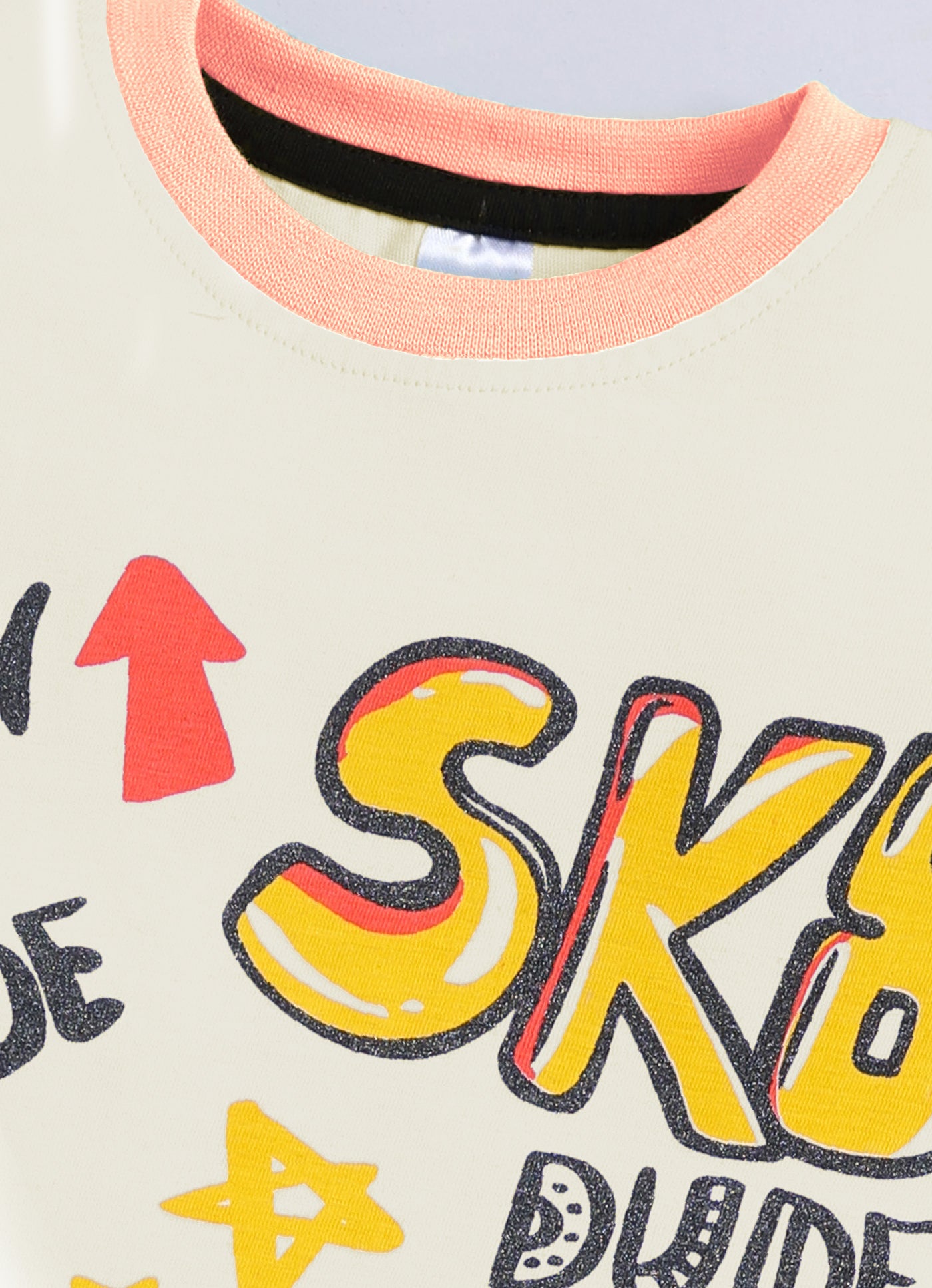 Baby Boys Casual T-shirt Shorts  (PEACH)