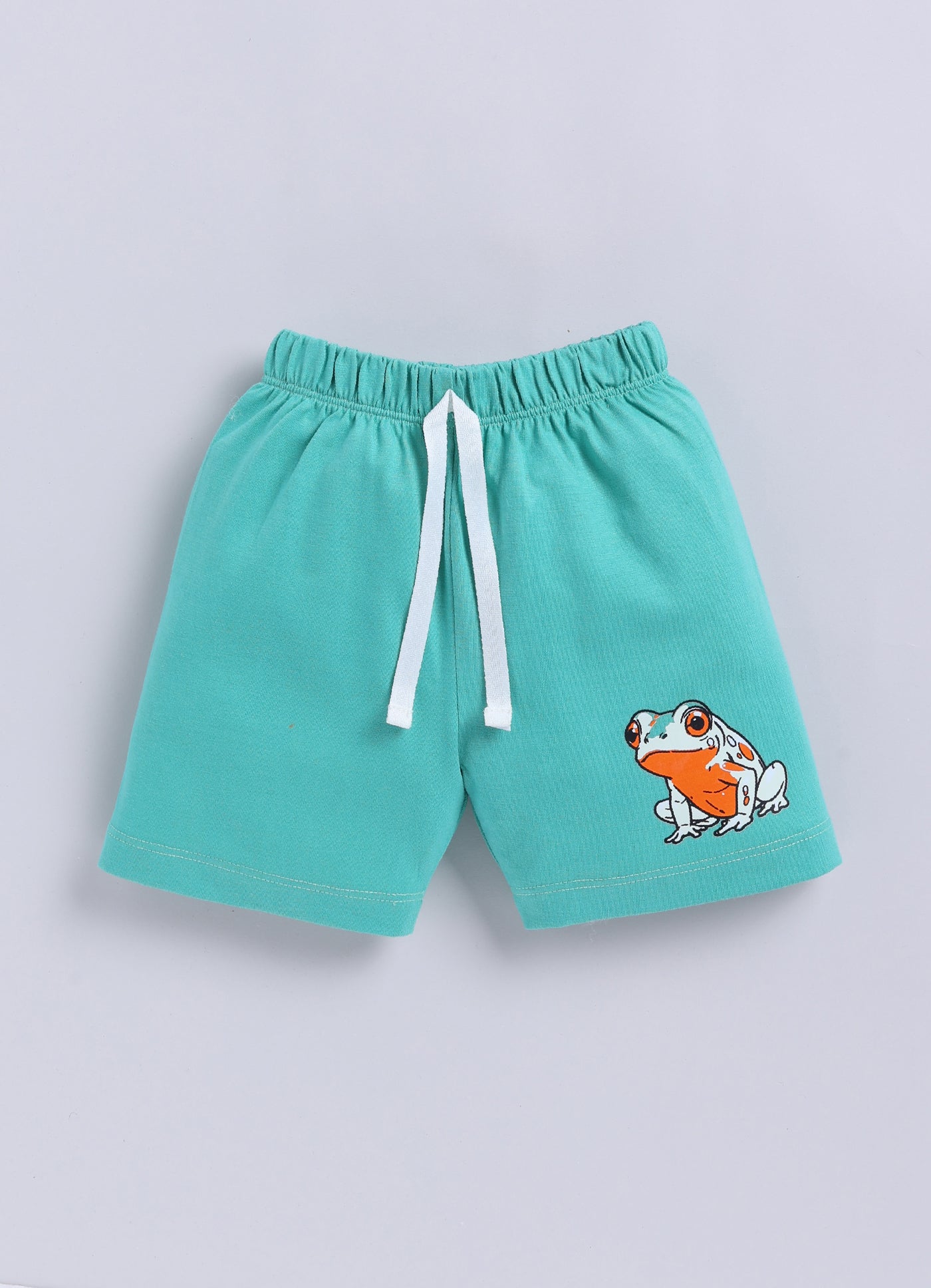 Baby Boys Casual T-shirt Shorts  (SEA GREEN)