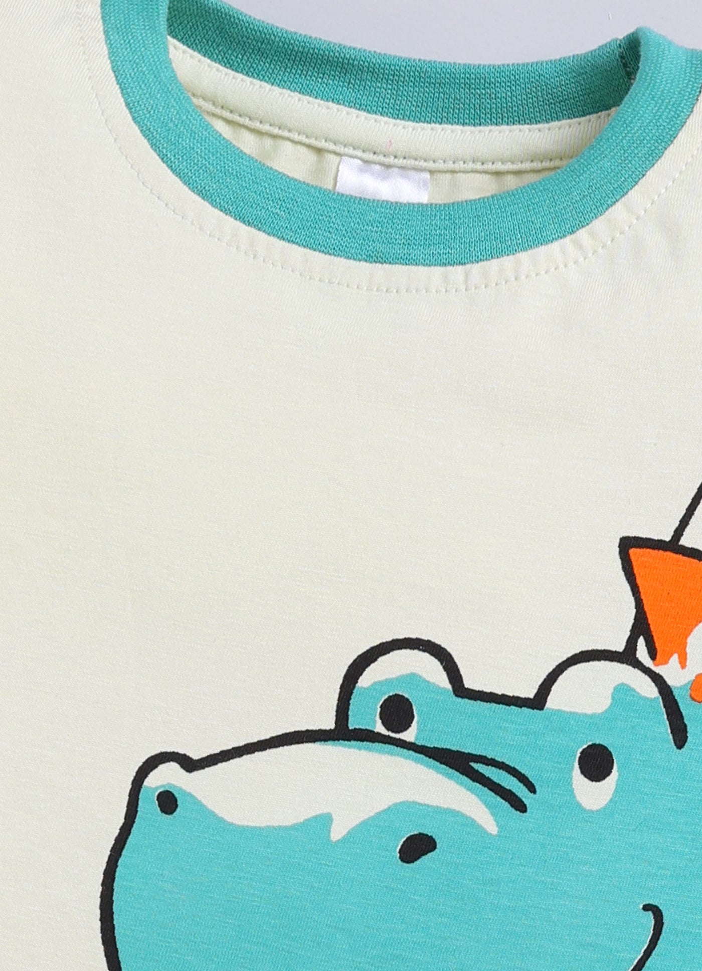 Baby Boys Casual T-shirt Shorts  (SEA GREEN)