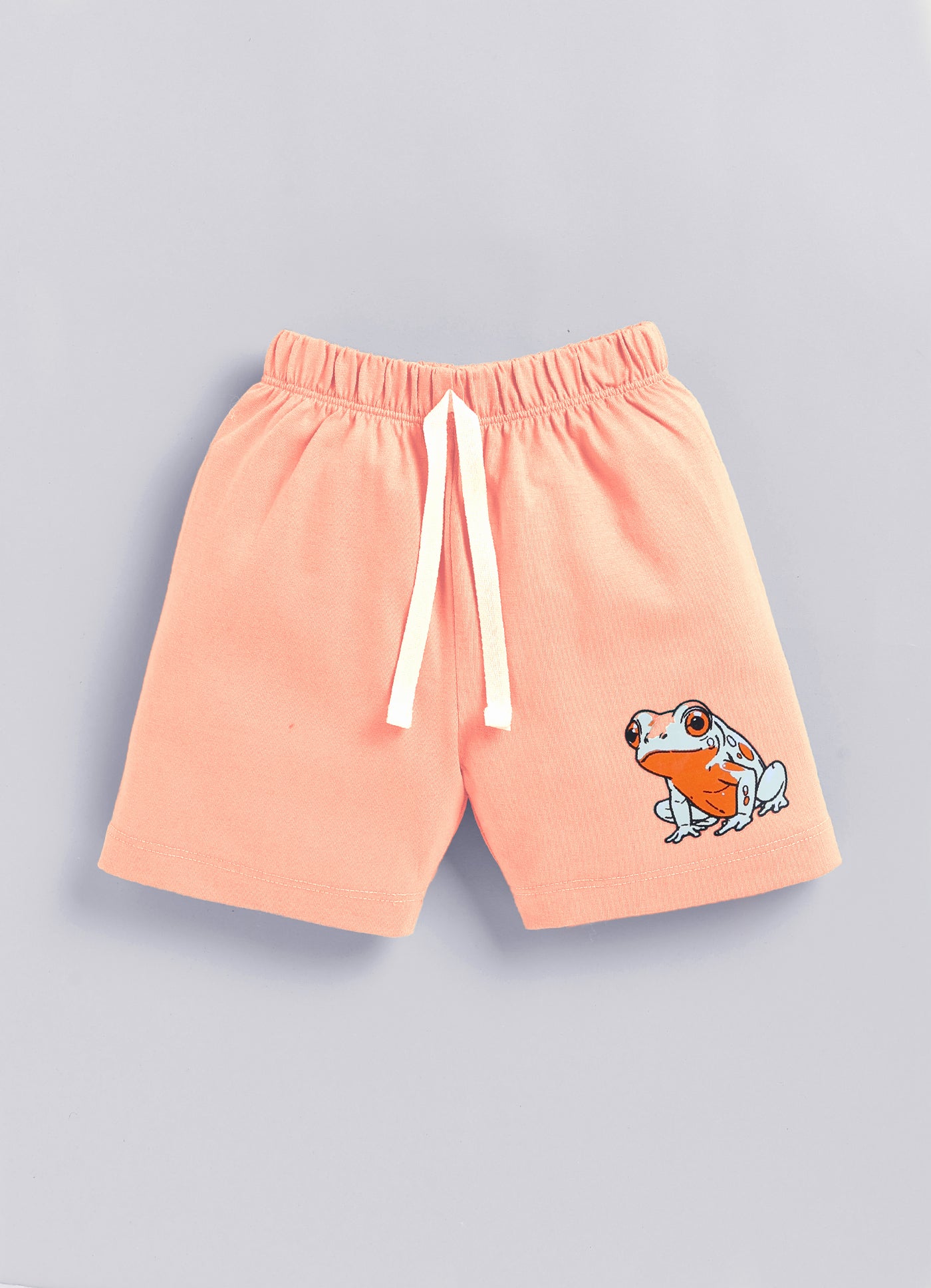 Baby Boys Casual T-shirt Shorts  (PEACH)