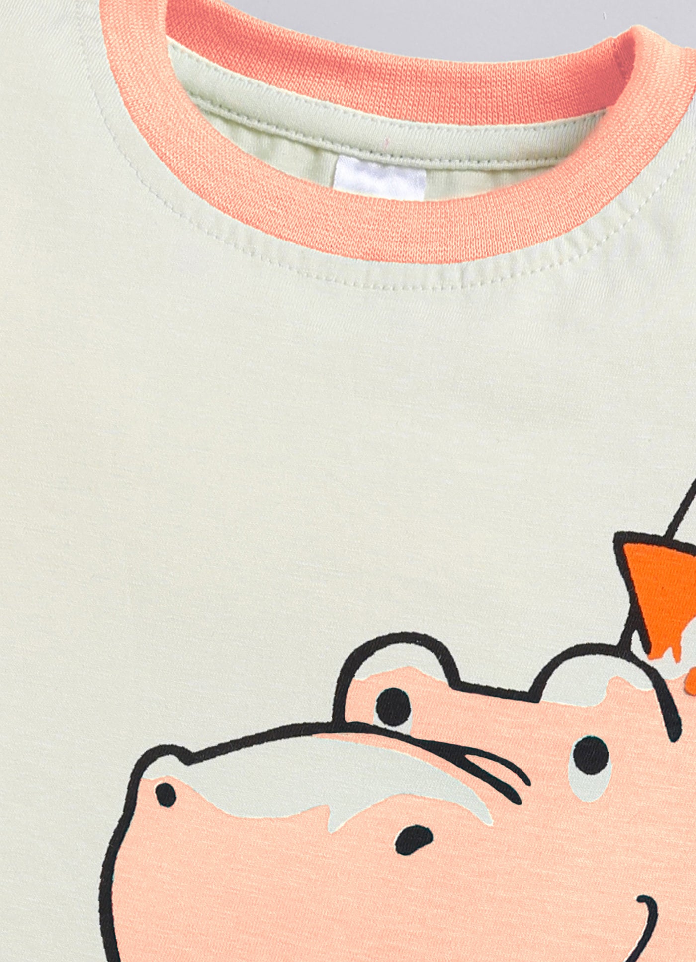 Baby Boys Casual T-shirt Shorts  (PEACH)