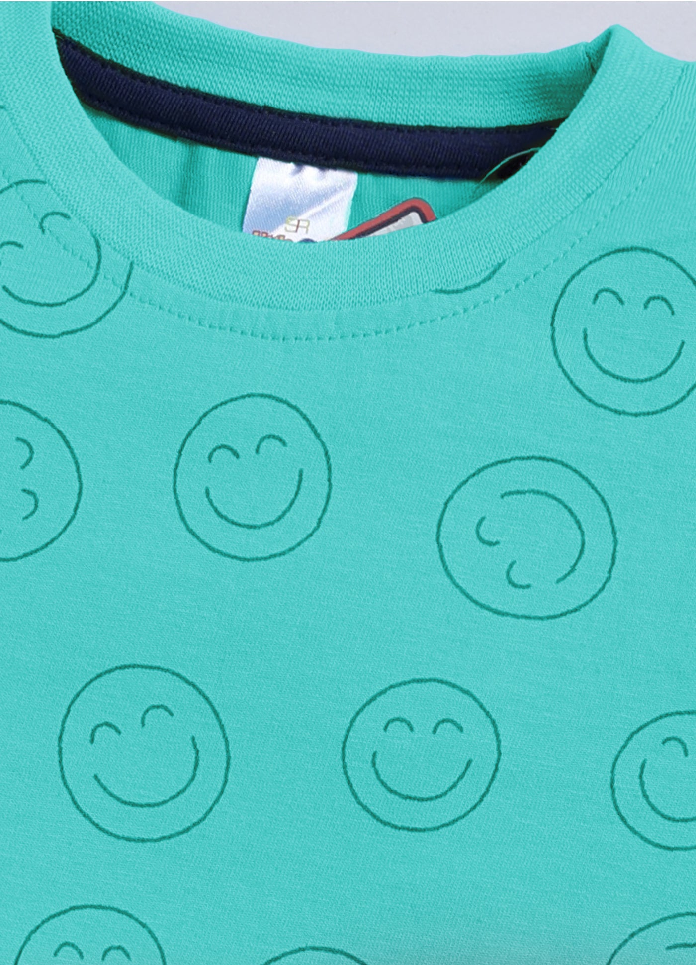 Baby Boys Casual T-shirt Shorts  (GREEN)