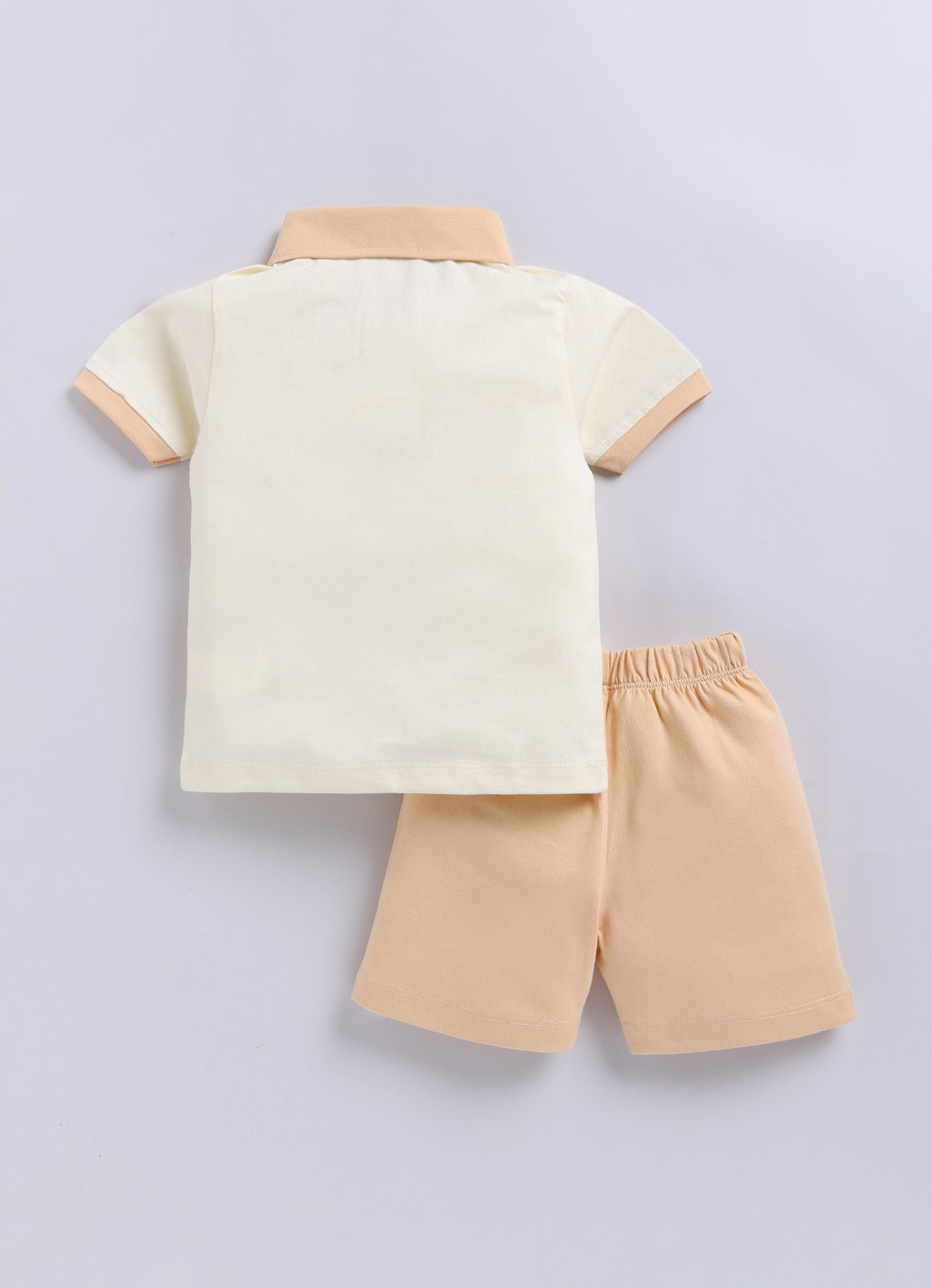 Animal Printed Collared Pure Cotton Co-Ords Set