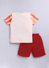 Car Printed Pure Cotton Co-Ords Set