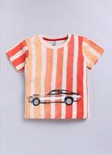 Car Printed Pure Cotton Co-Ords Set