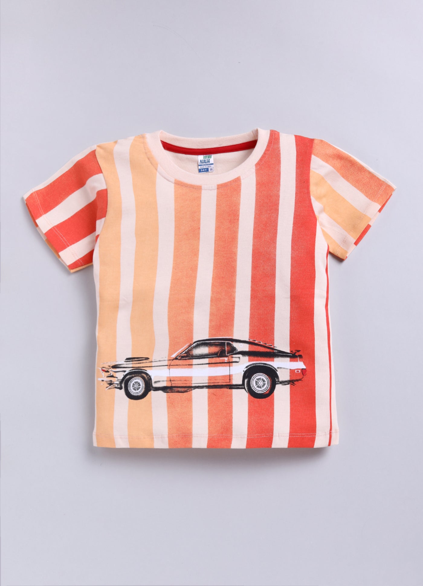 Car Printed Pure Cotton Co-Ords Set