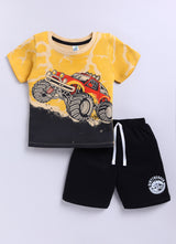 Monster Car Graphic Pure Cotton Co-Ords Set