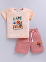 Typographical Pure Cotton Co-Ords Set