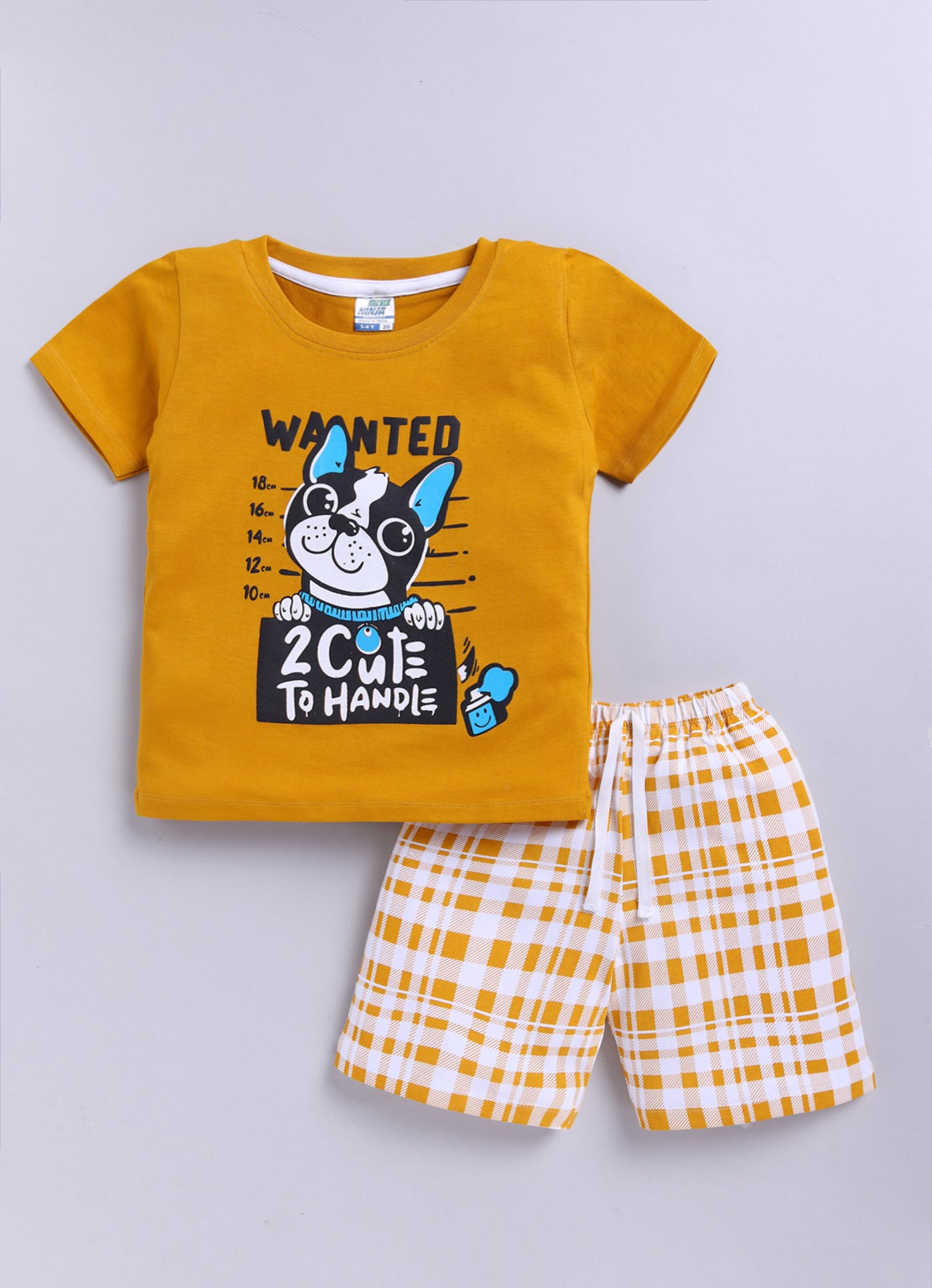 Cute Doggy Printed Pure Cotton Co-Ords Set