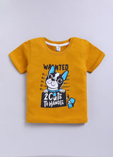 Cute Doggy Printed Pure Cotton Co-Ords Set