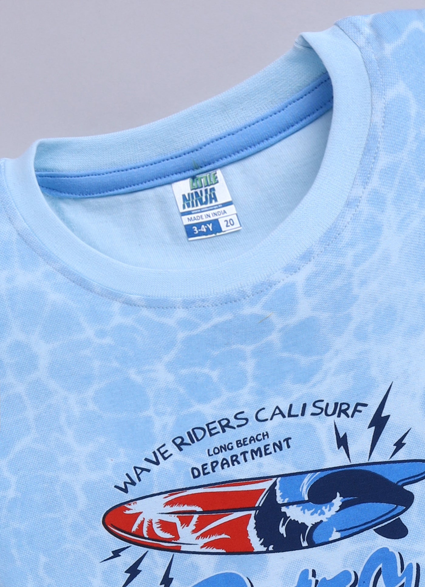 Beach Graphical Printed Pure Cotton Co-Ords Set