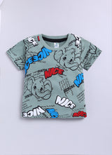 Elephant Printed Pure Cotton Co-Ords Set