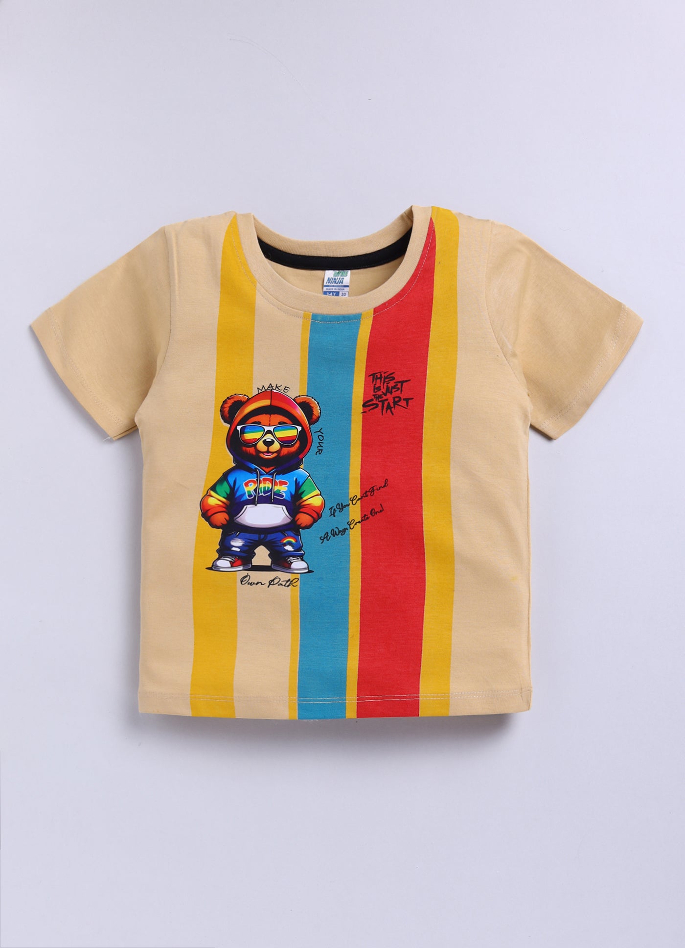 Standing Bear Printed Pure Cotton Co-Ords Set