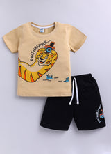 Graphical Printed Pure Cotton Co-Ords Set Pack of 3