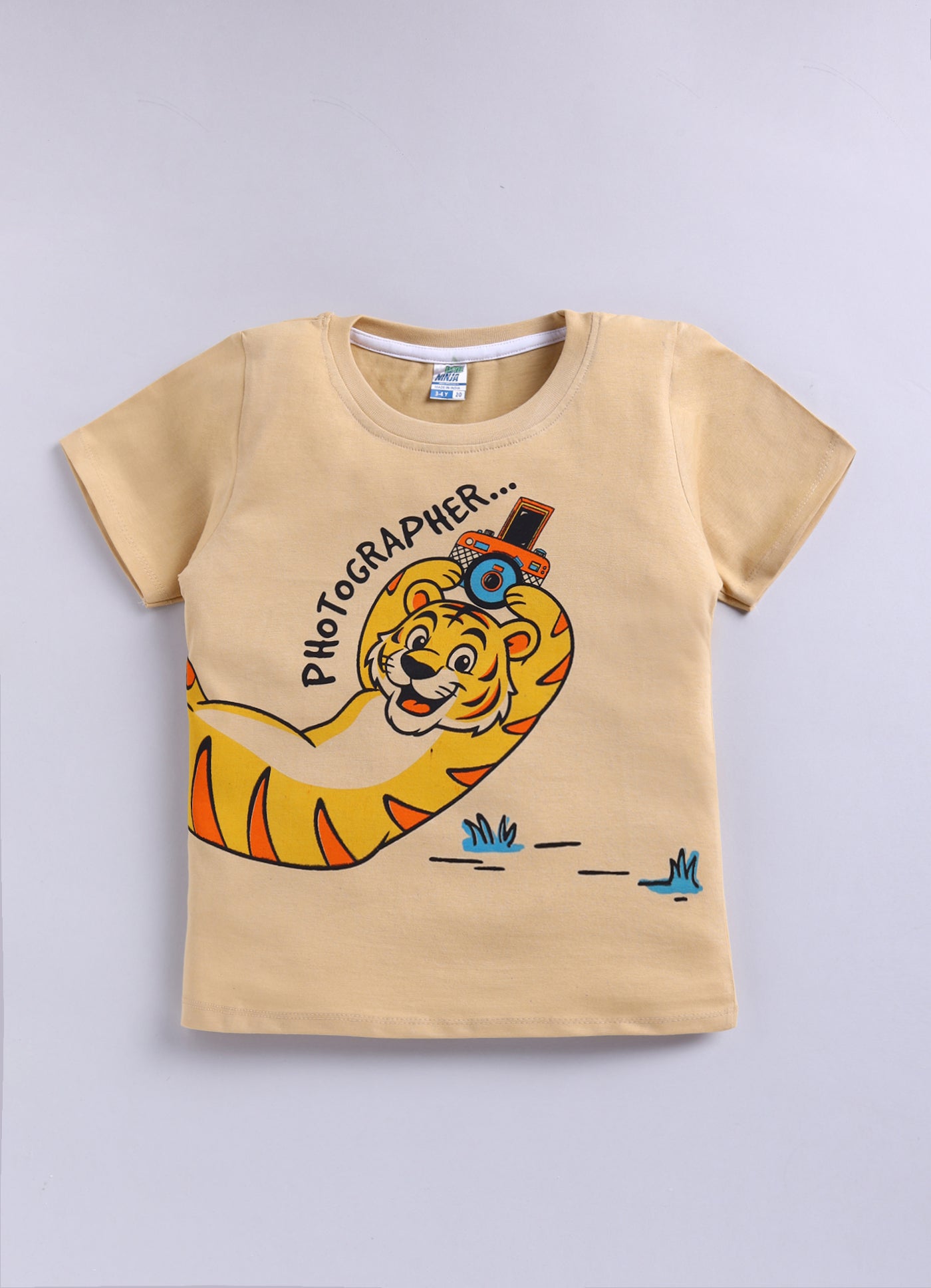 Tiger Printed Pure Cotton Co-Ords Set