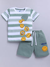Graphical Printed Pure Cotton Co-Ords Set Pack of 3