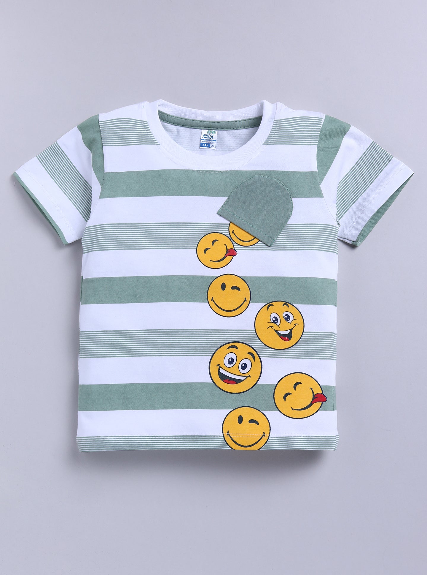 Falling Smiley Pure Cotton Co-Ords Set