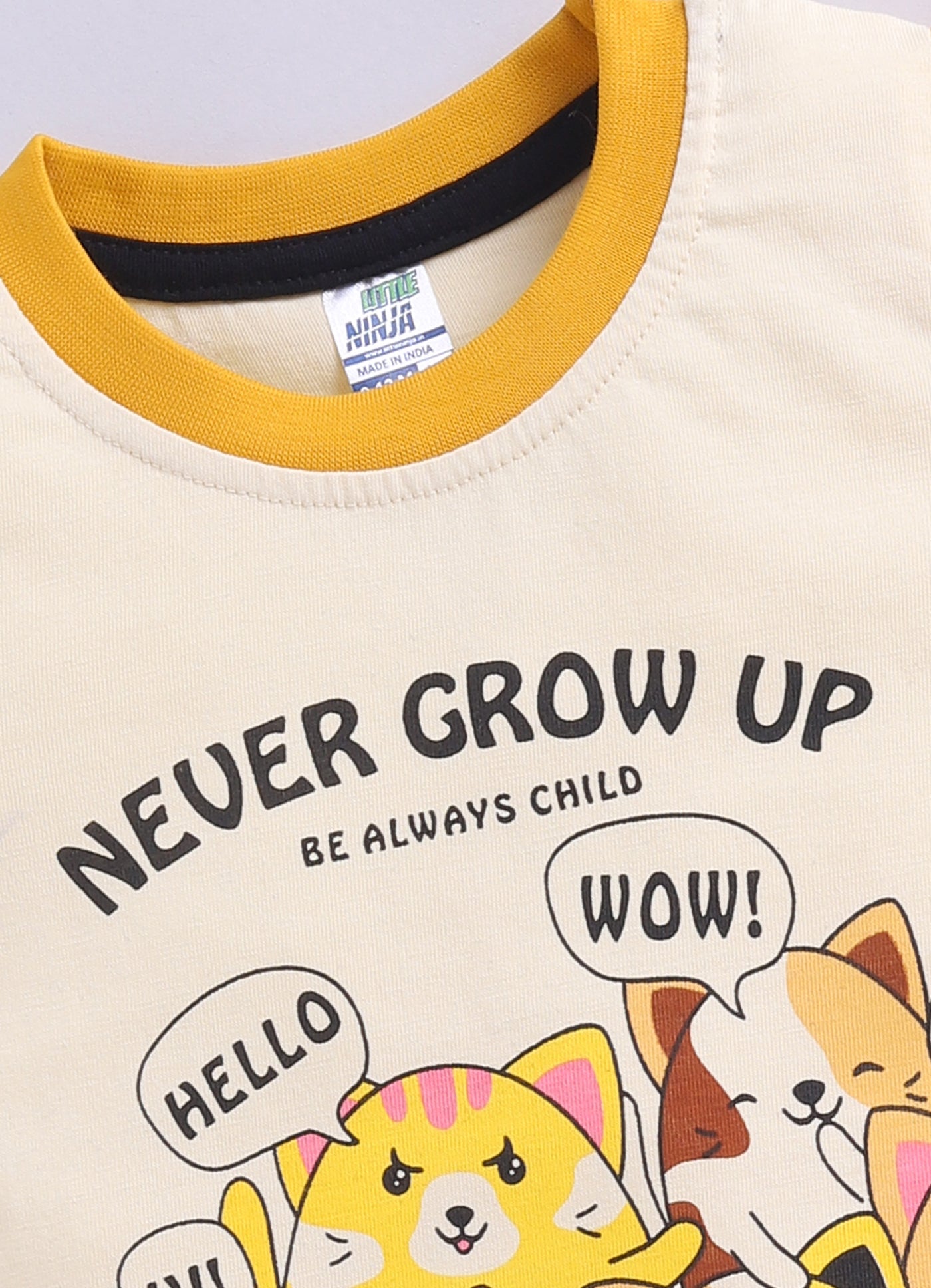 Cute Animal Pure Cotton Co-Ords Set