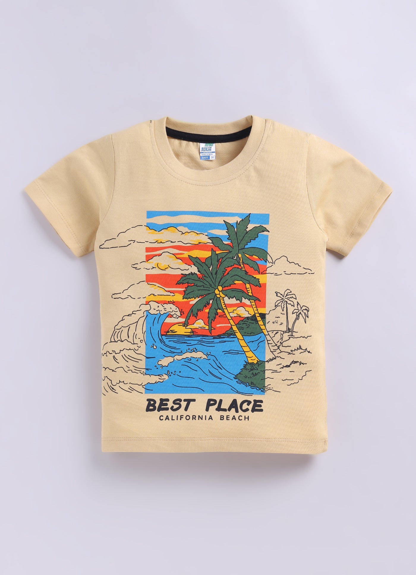 Beach Themed Pure Cotton Co-Ords Set
