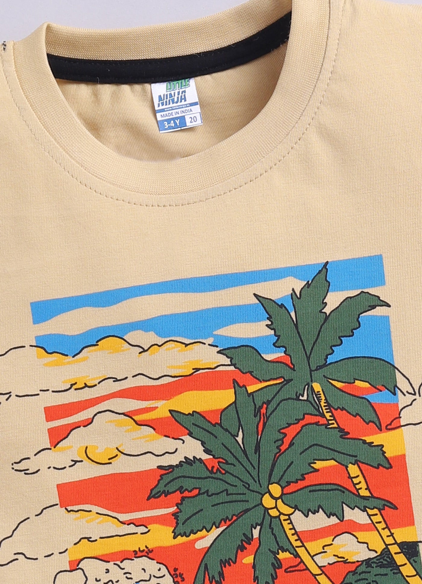 Beach Themed Pure Cotton Co-Ords Set
