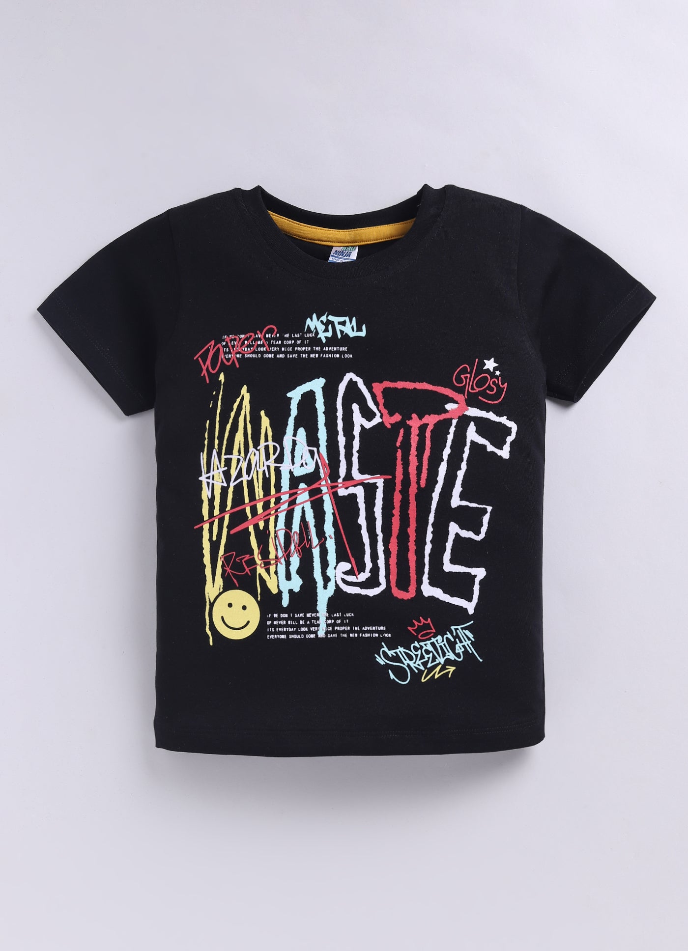 Typographic Printed Pure Cotton Co-Ords Set