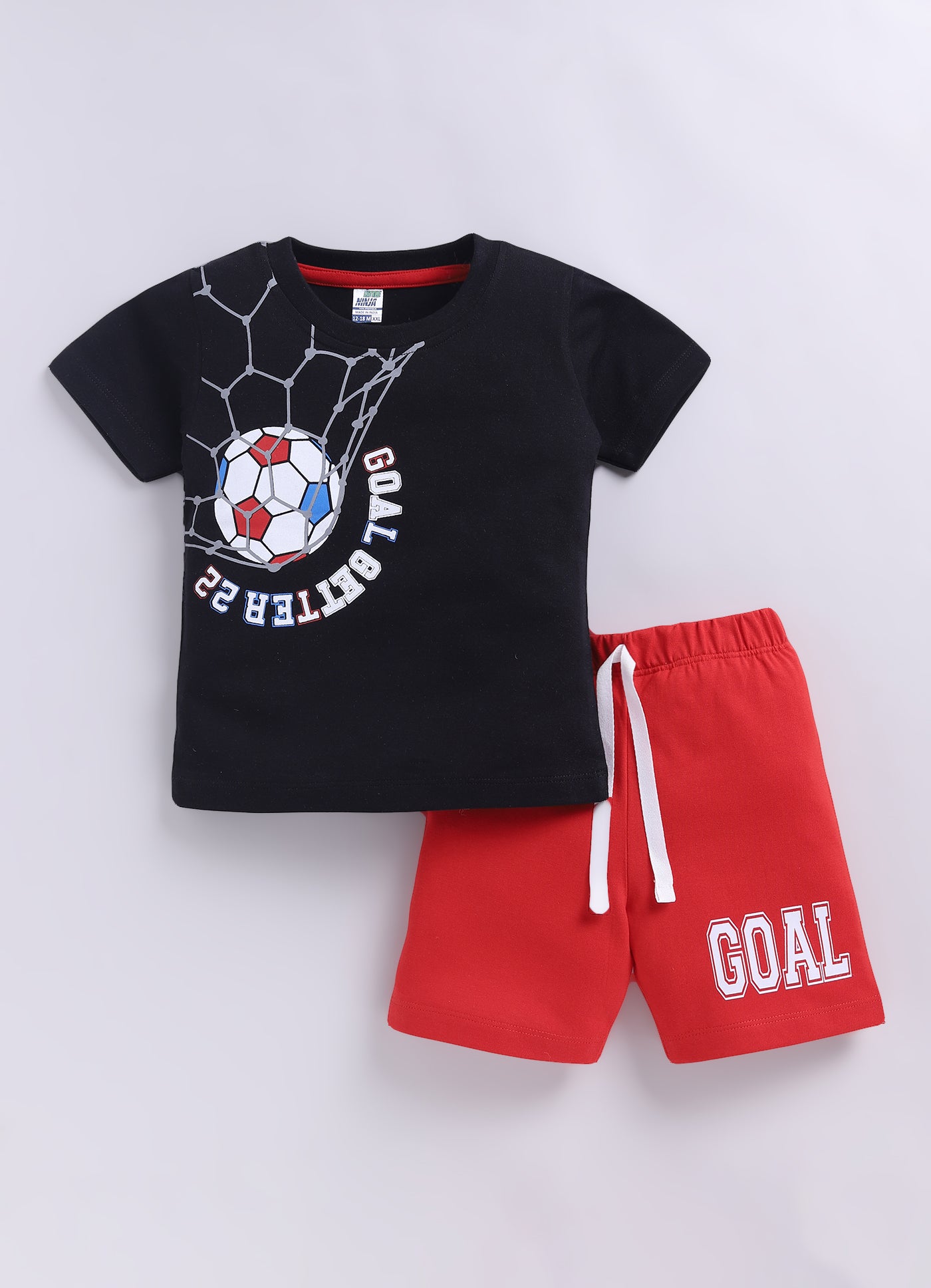 Football Goal Pure Cotton Co-Ords Set