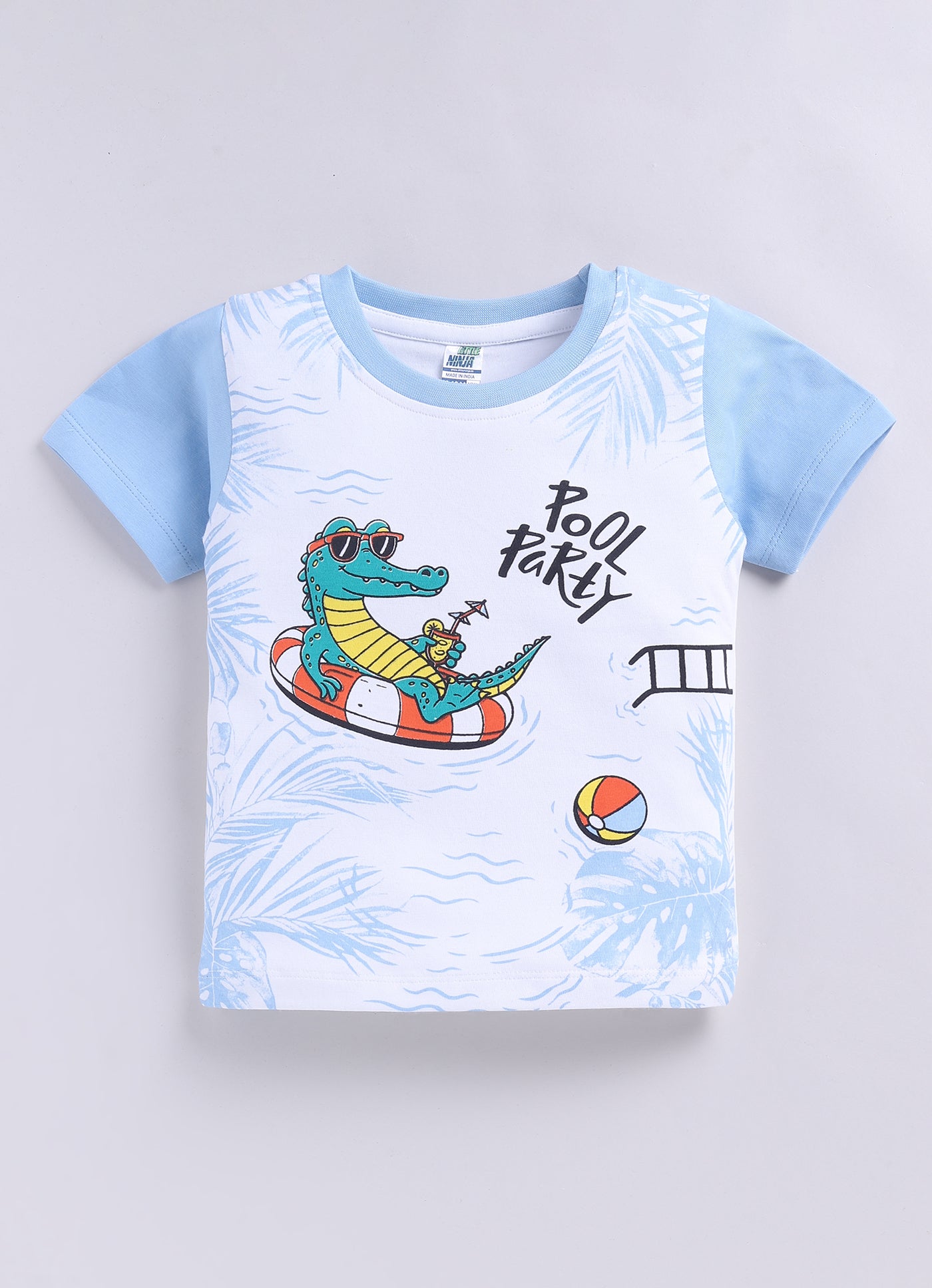 Relaxing Crocodile Pure Cotton Co-Ords Set