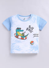 Relaxing Crocodile Pure Cotton Co-Ords Set