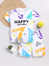 Boys Casual T-shirt Shorts  (MULTICOLOR1)