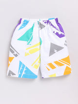 Boys Casual T-shirt Shorts  (MULTICOLOR1)