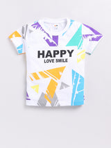 Boys Casual T-shirt Shorts  (MULTICOLOR1)