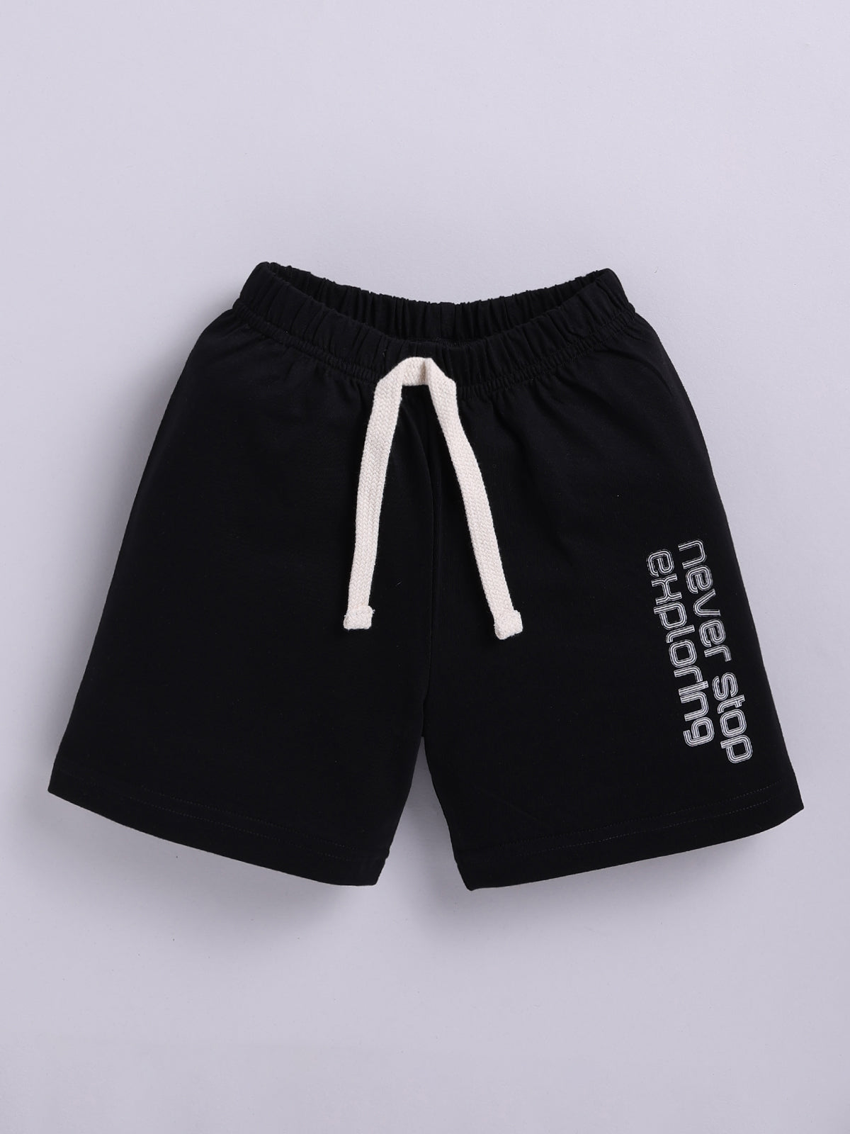 Boys Casual T-shirt Shorts  (SEA GREEN)