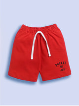 Boys Casual T-shirt Shorts  (NAVY YELLOW)