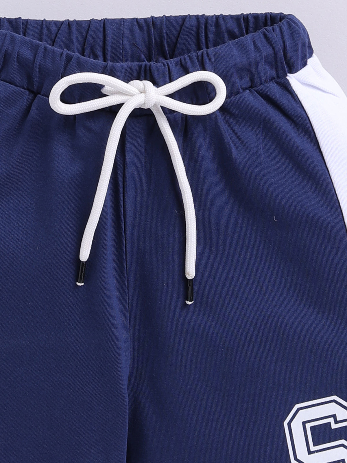 Boys Casual T-shirt Shorts  (BLUE)