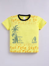 Boys Casual T-shirt Shorts  (Multi 1)