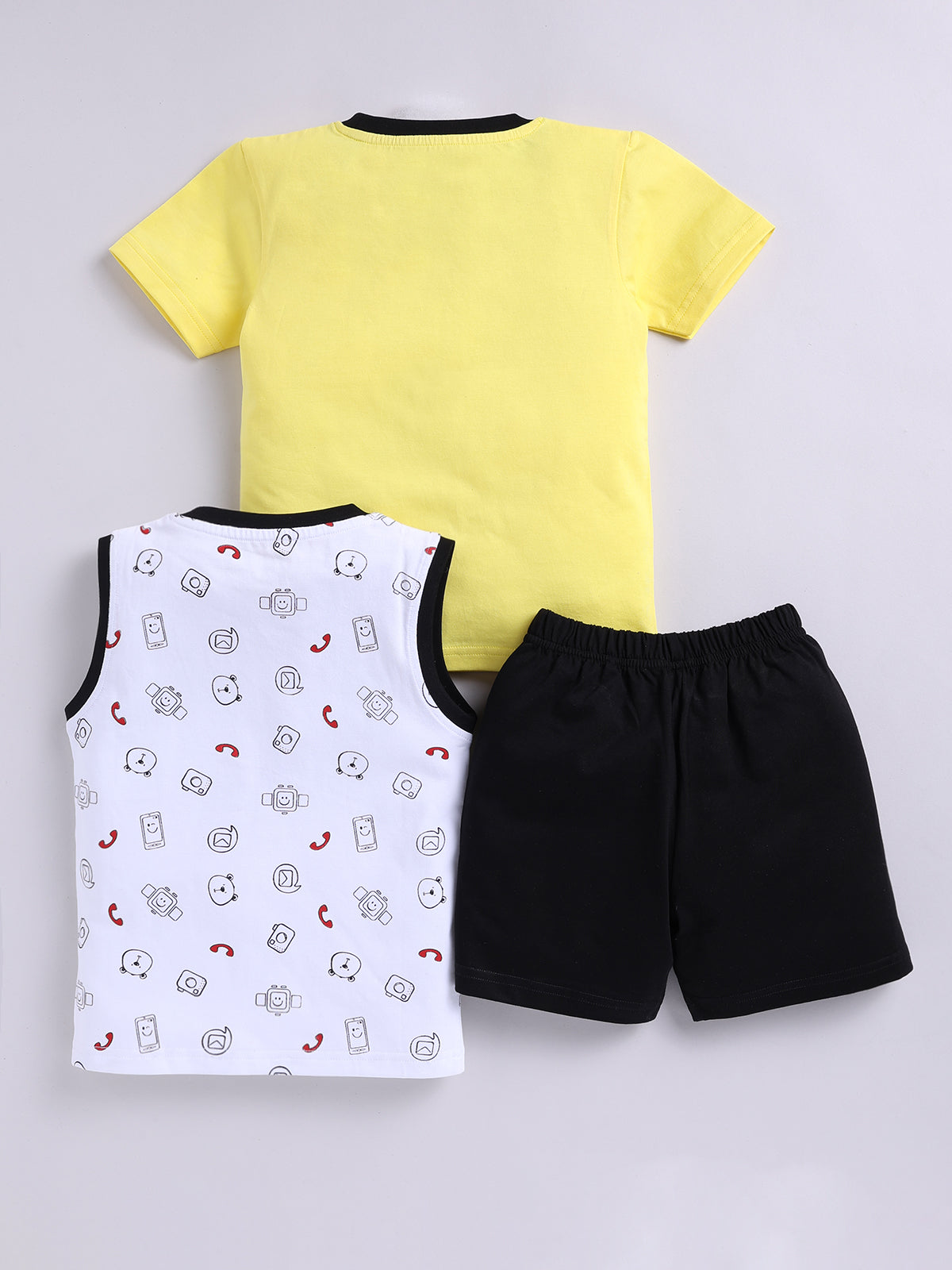 Boys Casual T-shirt Shorts  (Multi 2)