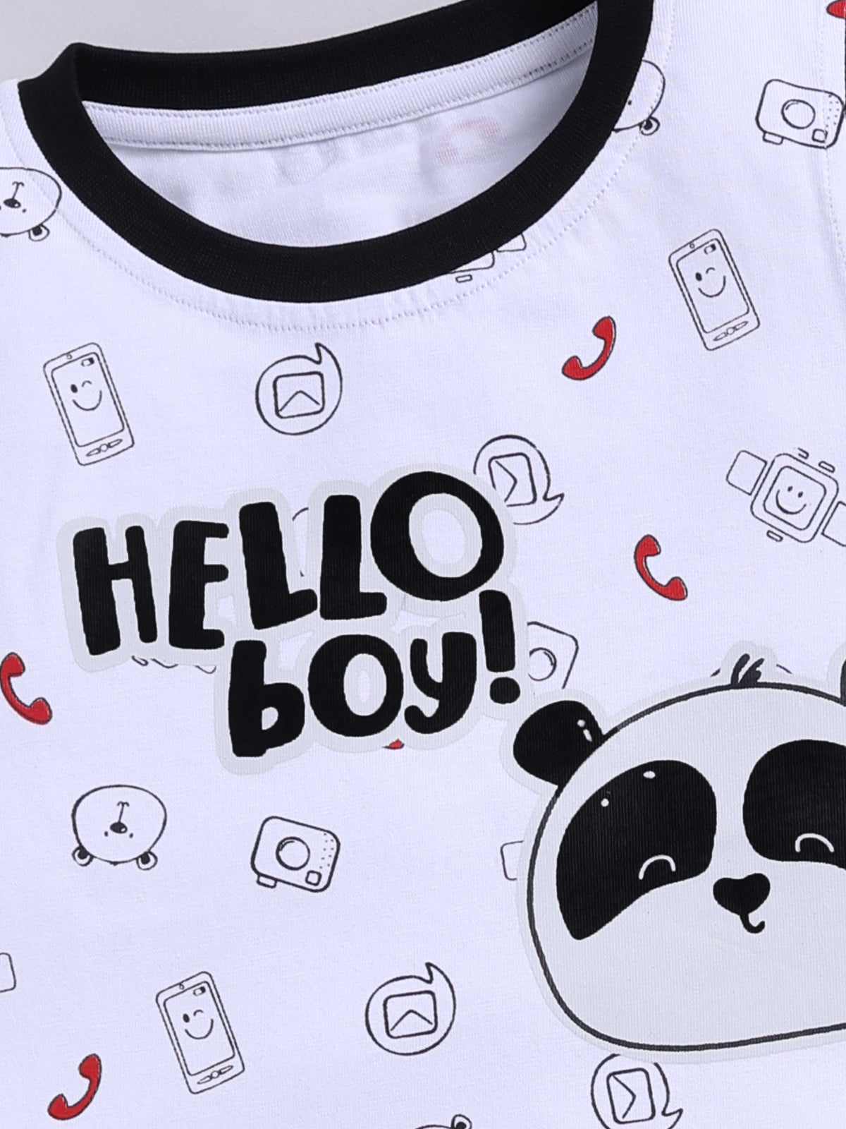 Boys Casual T-shirt Shorts  (Multi 2)