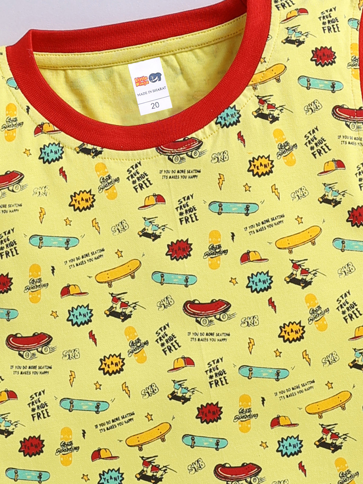 Boys Casual T-shirt Shorts  (Multi 3)