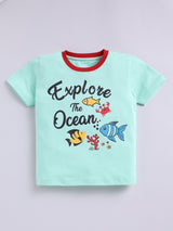 Boys Casual T-shirt Shorts  (Multi 5)