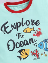 Boys Casual T-shirt Shorts  (Multi 5)