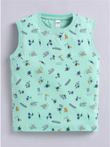 Boys Casual T-shirt Shorts  (Multi 6)