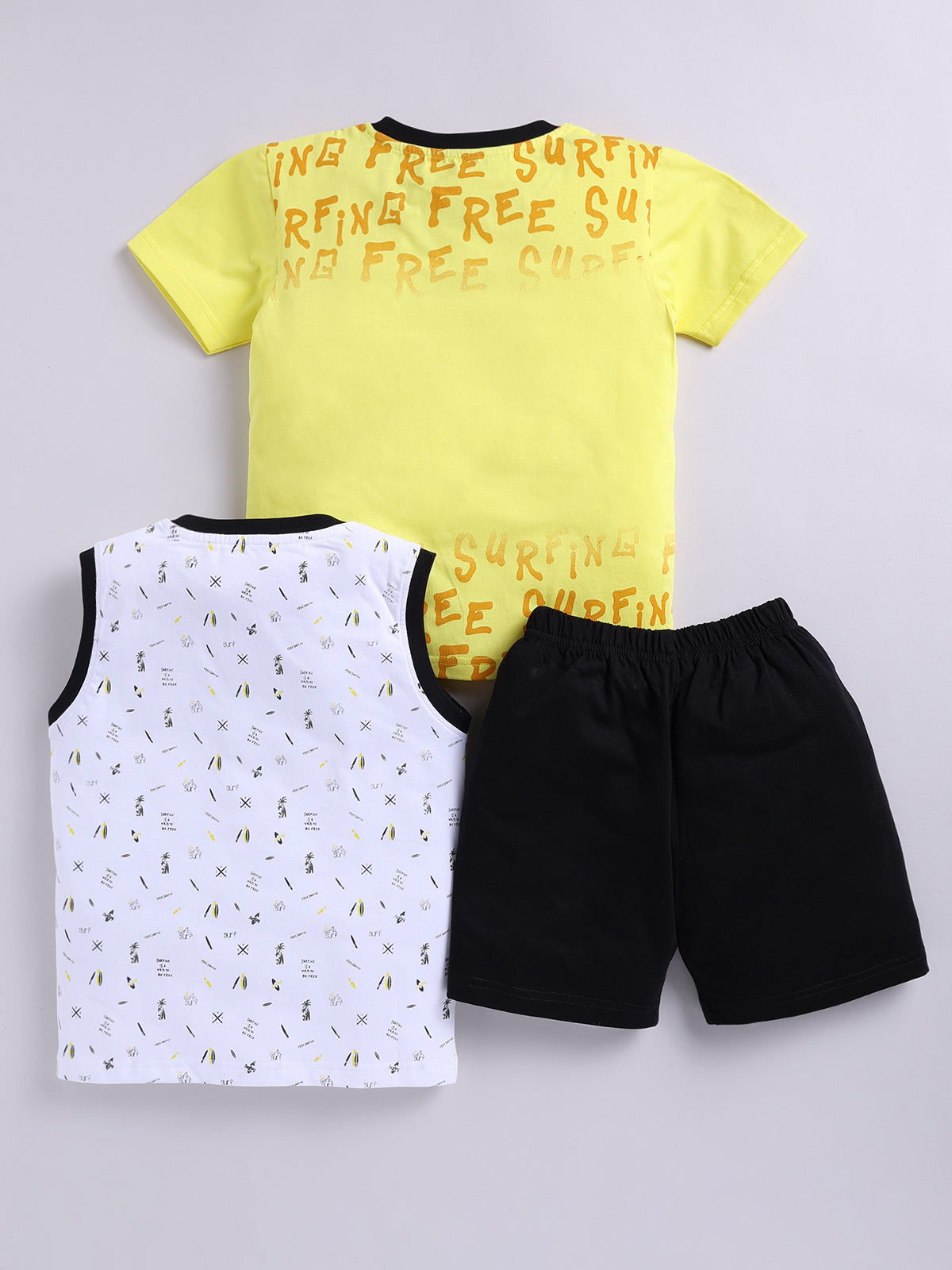 Boys Casual T-shirt Shorts  (Multi 1)